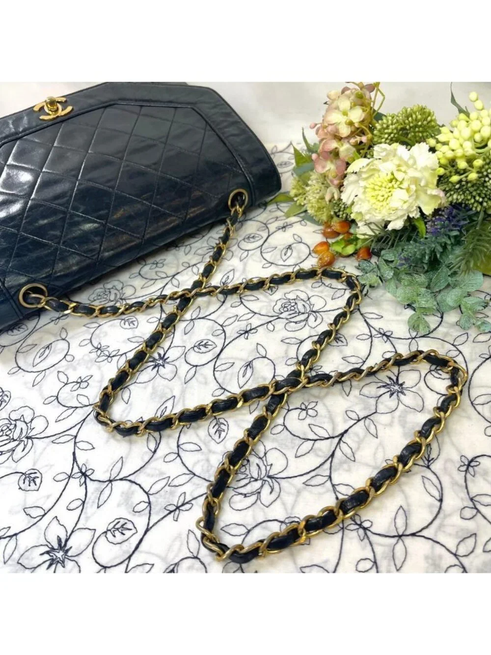 Chanel Vintage Mademoiselle Quilted Shoulder Bag